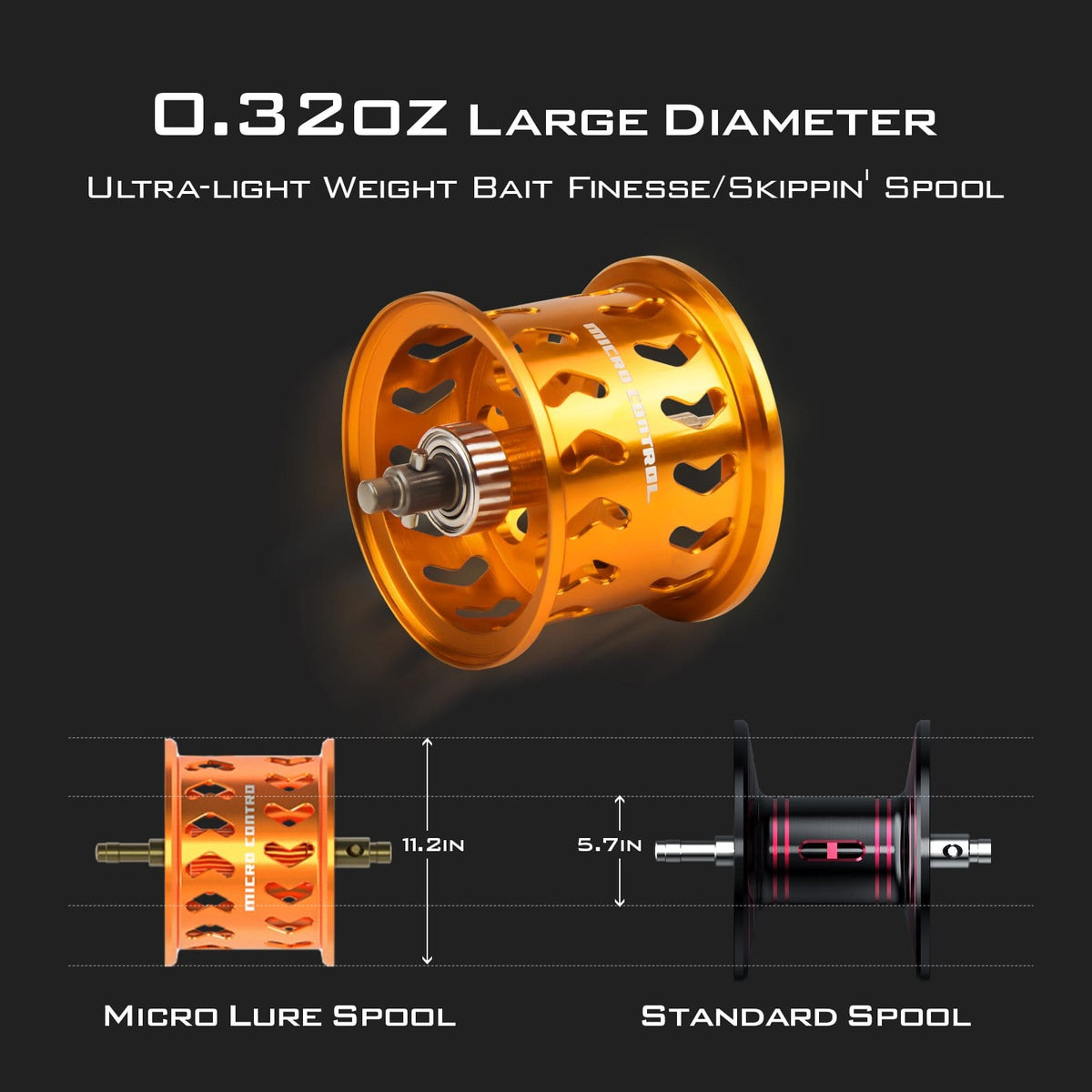 KastKing Zephyr Bait Finesse System Drag Clicker Baitcasting Reel product image 6