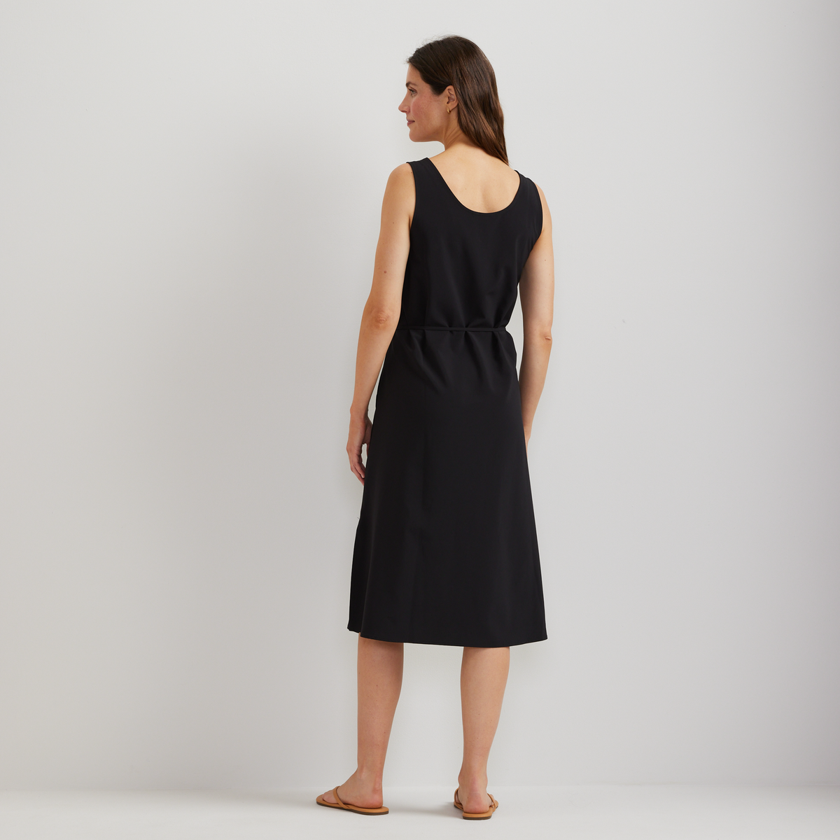 Eddie Bauer Women's Departure Tie Front Midi Dress alternate view 5