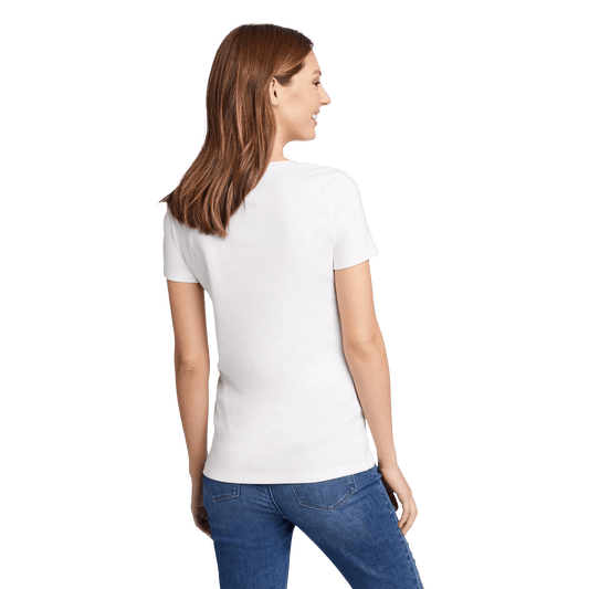 Eddie Bauer Women's Fav Short-Sleeve V-Neck T-Shirt alternate view 1