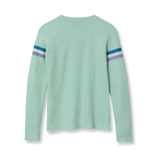 Eddie Bauer Girls Myriad Thermal Stripe Long-Sleeve T-Shirt alternate view 1