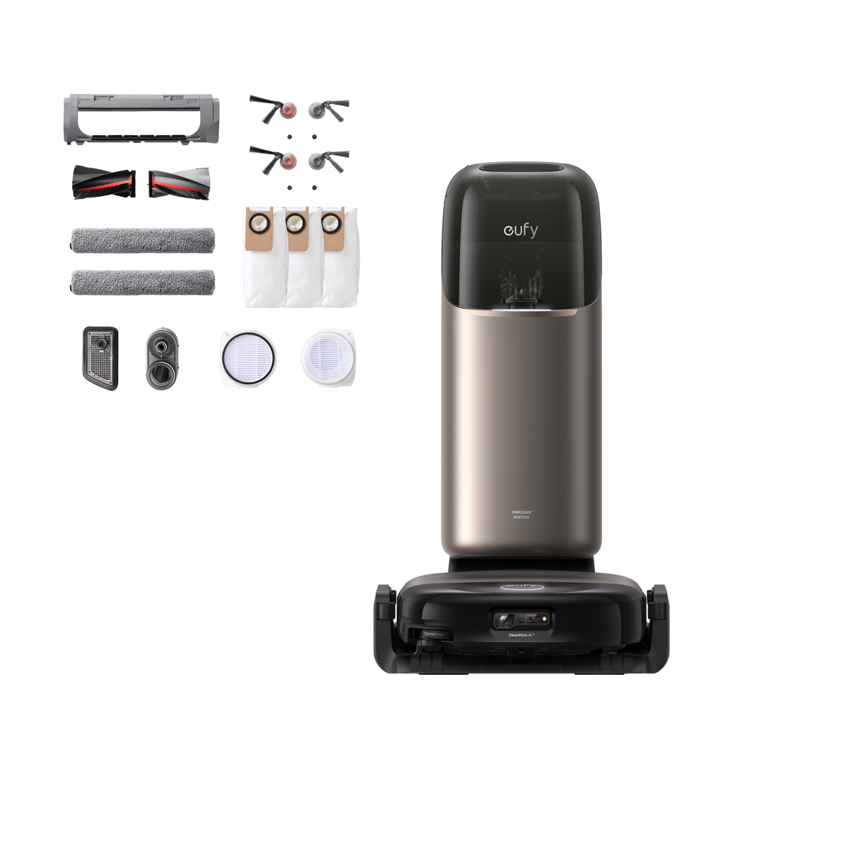 eufy Robot Vacuum Omni S2 + Accessory Kit Black