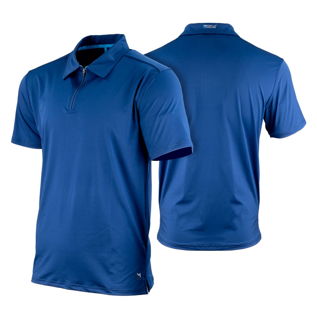 Men's Cooling Polo Shirt - Navy by Fieldsheer