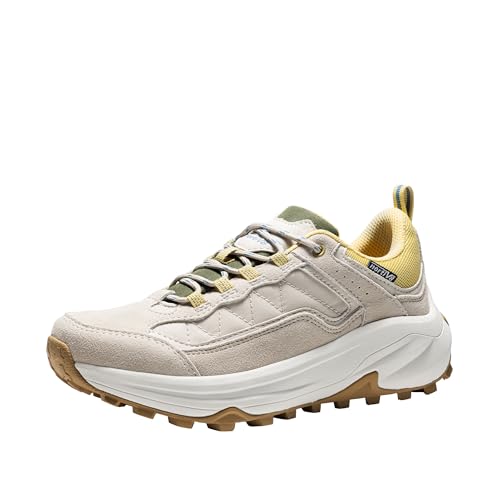 NORTIV 8 Women's Waterproof Leather Hiking Shoes | Arch Support Outdoors Walking Trekking Camping Tennis Workout Cross Training Sneakers Wicklow