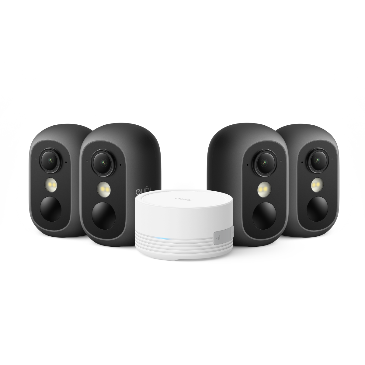 eufyCam C35 4-Cam Kit (Black) Black