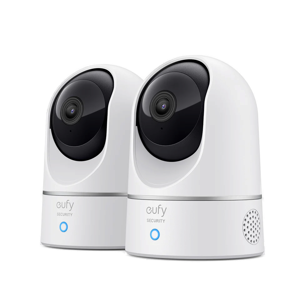 Indoor Cam E220 (2K, 2-Cam Kit, Pan & Tilt) White / 2-CAM KIT