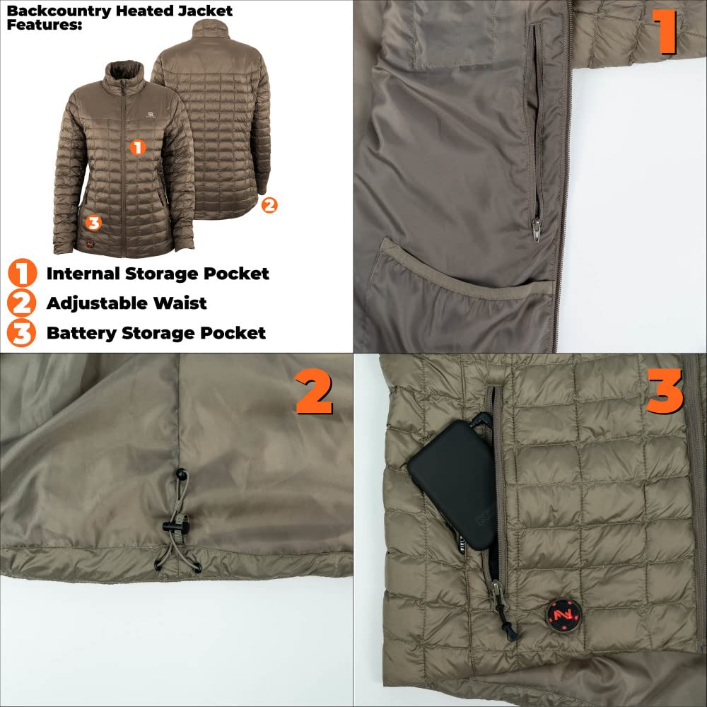 Fieldsheer Mobile Warming Women's Backcountry Jacket 7.4V