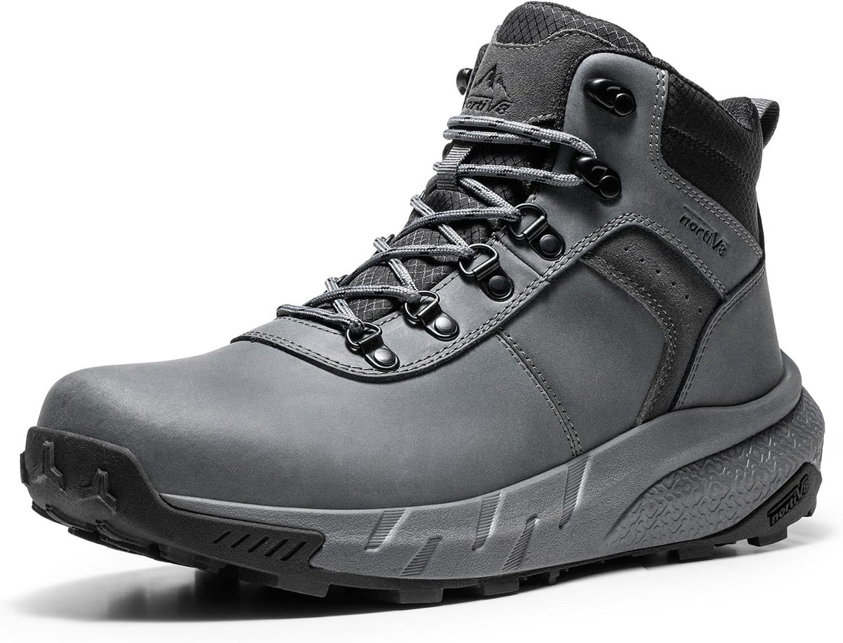 NORTIV 8 Men's Waterproof Leather Hiking Boots