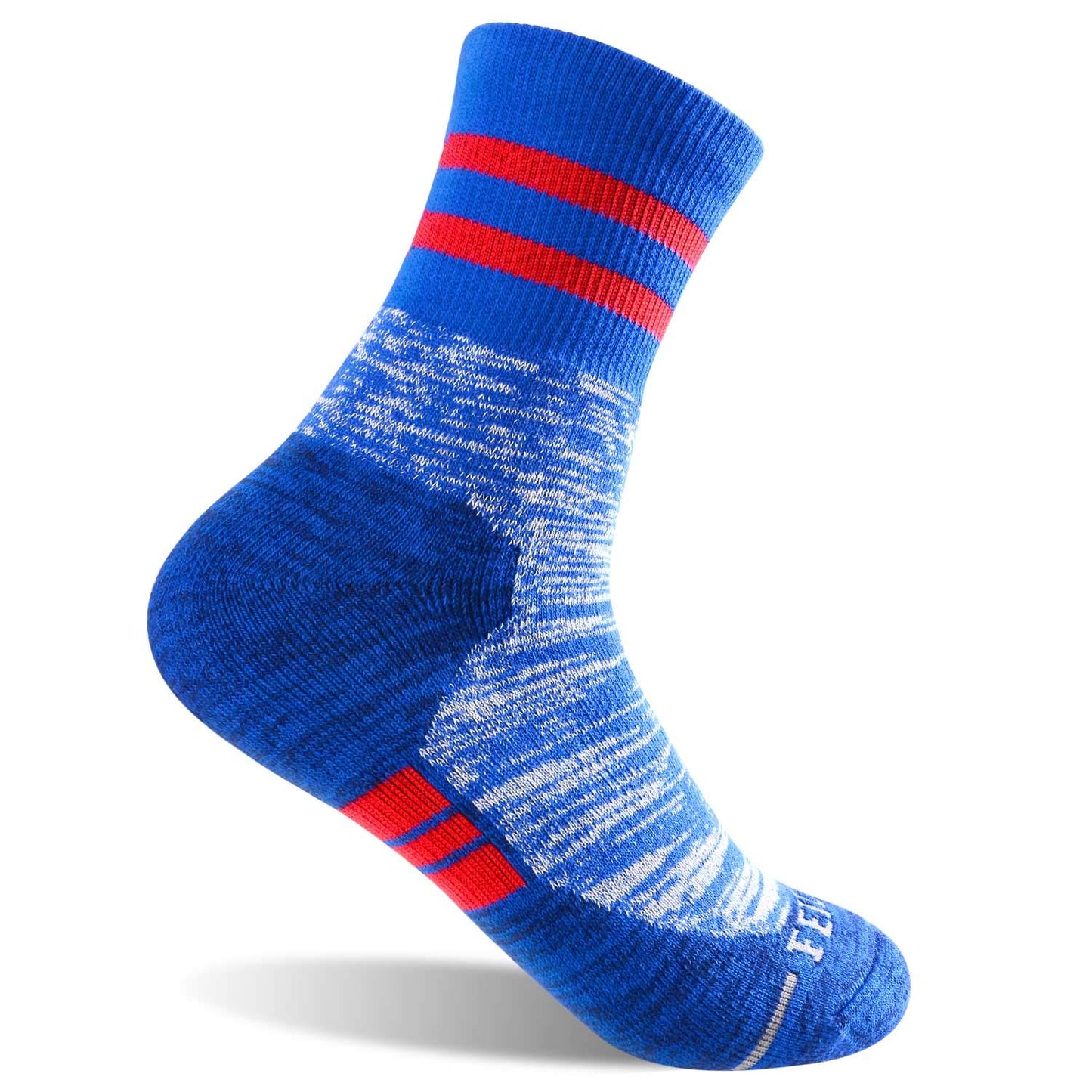 FEIDEER Women's Hiking Walking Socks, Multi-pack Outdoor Recreation Socks Wicking Cushion Crew Socks