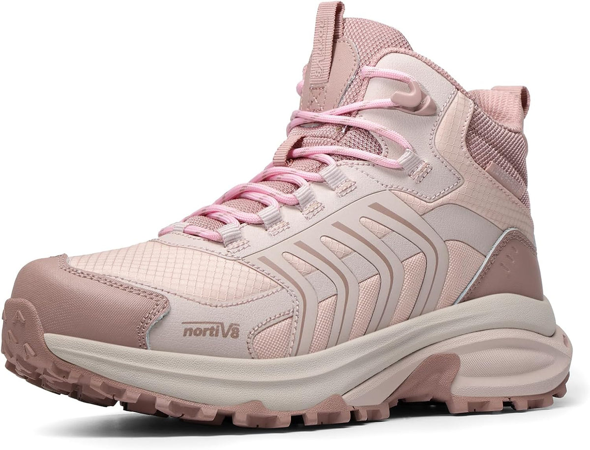 NORTIV 8 Waterproof Women's Hiking Boots Armadillo FieldLite