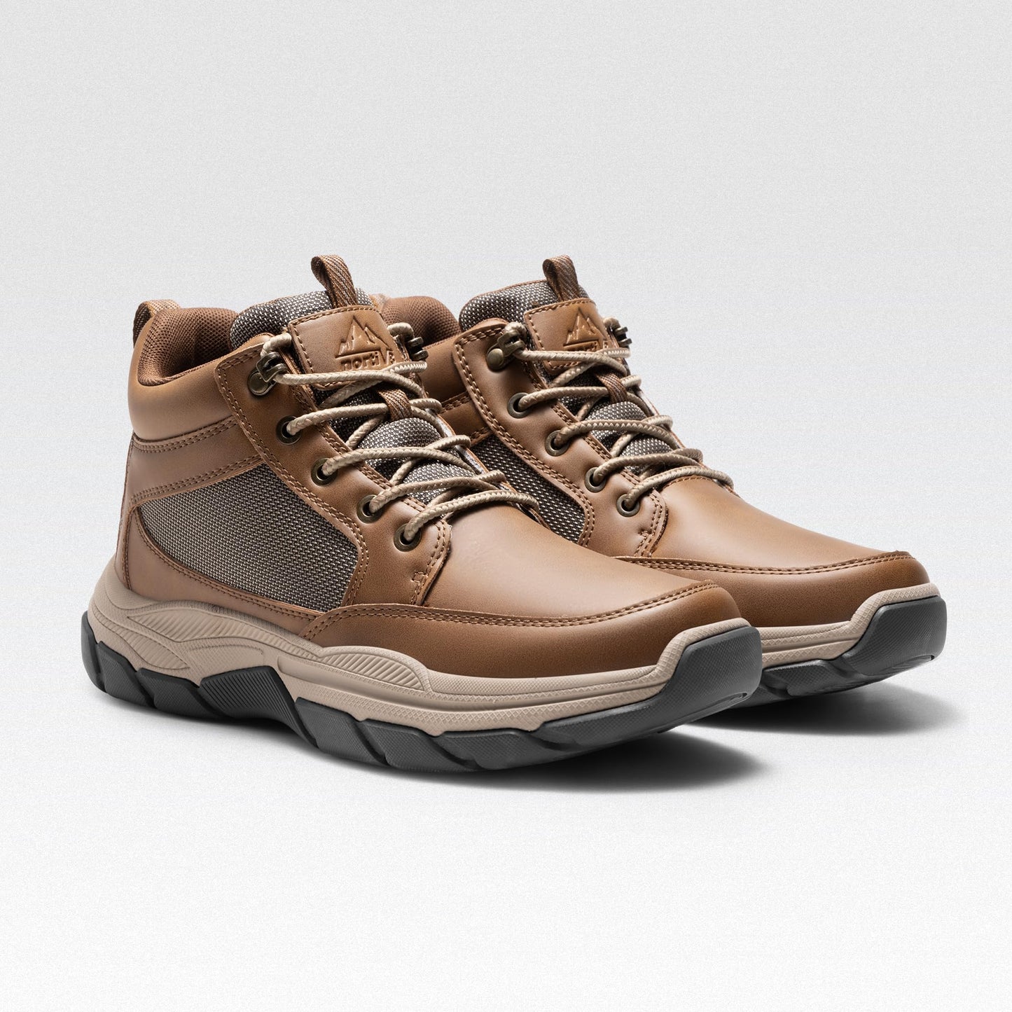 NORTIV 8 Men's Hiking Boots Lightweight Fashion Casual Chukka Ankle Boots Elevation