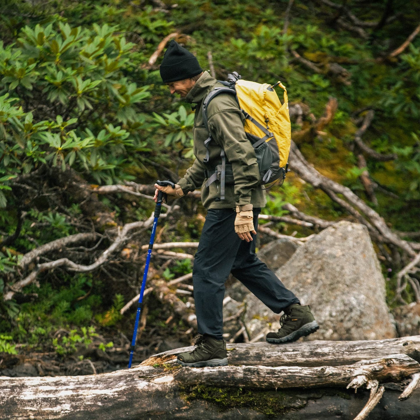 NORTIV 8 Men's Ankle High Waterproof Hiking Boots Outdoor Lightweight Shoes Trekking Trails Armadillo