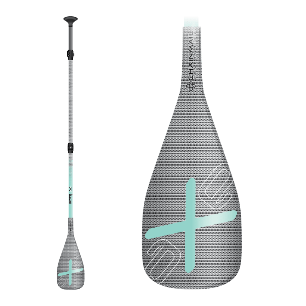 Axe Chainmail Pro 3-Piece Adjustable SUP Paddle by Bote, available through BOTE