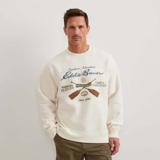 Eddie Bauer Men's Vintage Soft Paddle Crew alternate view 1