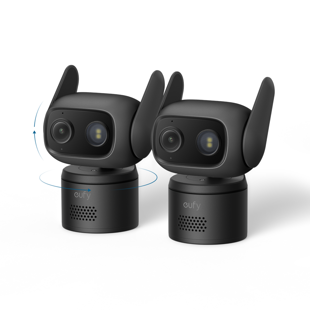 eufy Wired Cam C31 2-Pack (Black) Black