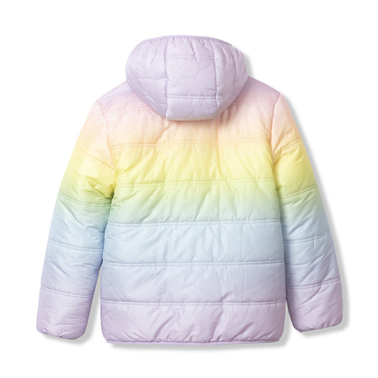 Eddie Bauer Girls Deer Harbor Reversible Hooded Jacket alternate view 1