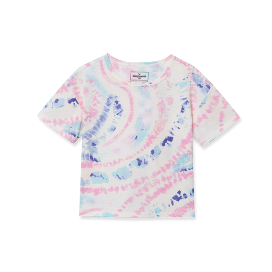 Eddie Bauer Girls Boxy Fit Printed T-Shirt alternate view 1