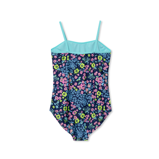 Eddie Bauer Girls Sea Spray Printed Swimsuit alternate view 1