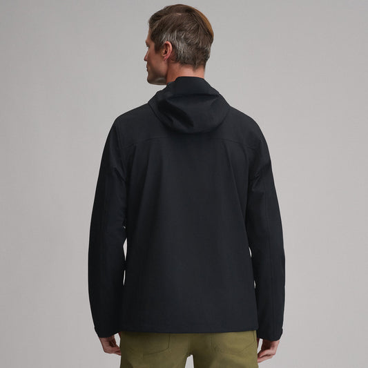 Eddie Bauer Men's Cloud Cap Waterproof Stretch Hooded Rain Jacket alternate view 1