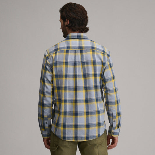 Eddie Bauer Men's Long-Sleeve Eddie's Cabin Shirt - Jaspe Flannel alternate view 1