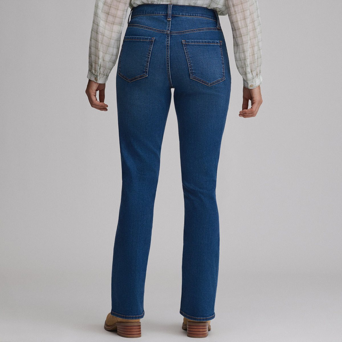 Eddie Bauer Women's Venture Stretch High-Rise Bootcut Jeans alternate view 5