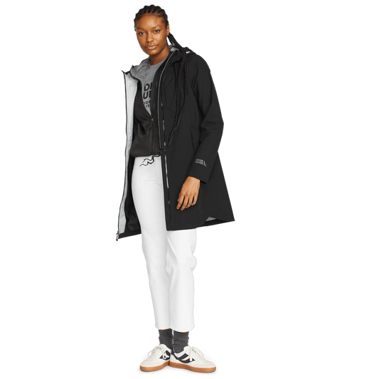 Eddie Bauer Women's Oscillate 3L Waterproof Trench Coat alternate view 1