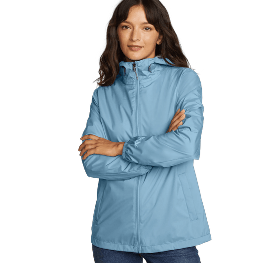 Eddie Bauer Women's Rainy Pass Water-Repellent Hooded Jacket alternate view 1