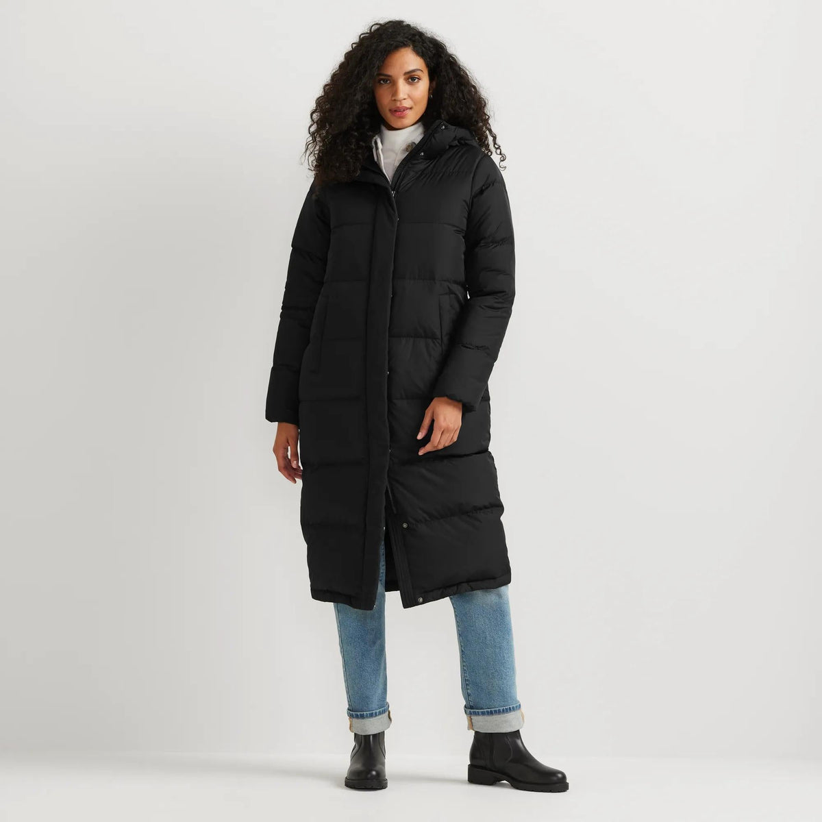 Eddie Bauer Women's Ketchum Down Hooded Duffle Coat alternate view 5