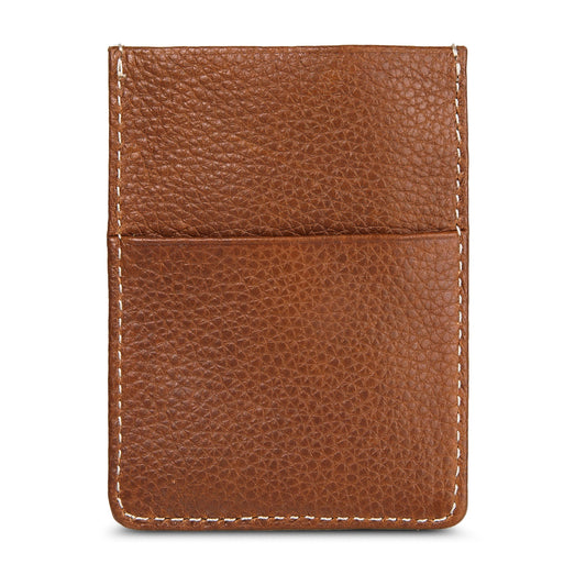 Eddie Bauer EB Signature Top Stitch Magnetic Leather Card Case alternate view 1