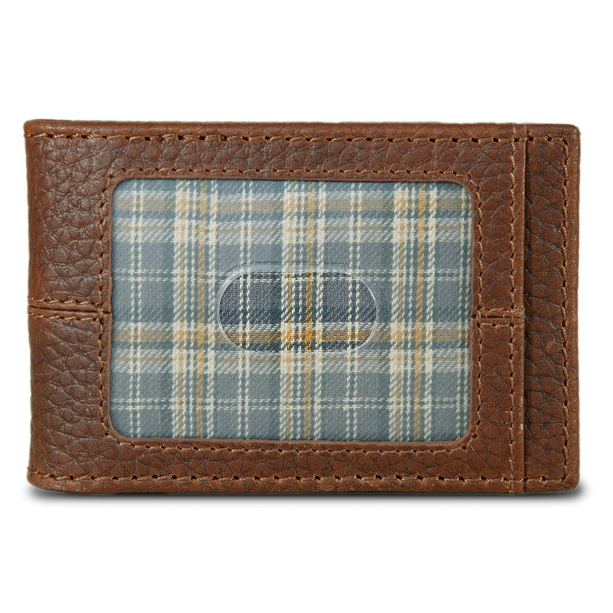 Eddie Bauer Rugged Leather Money Clip Bifold Wallet alternate view 5