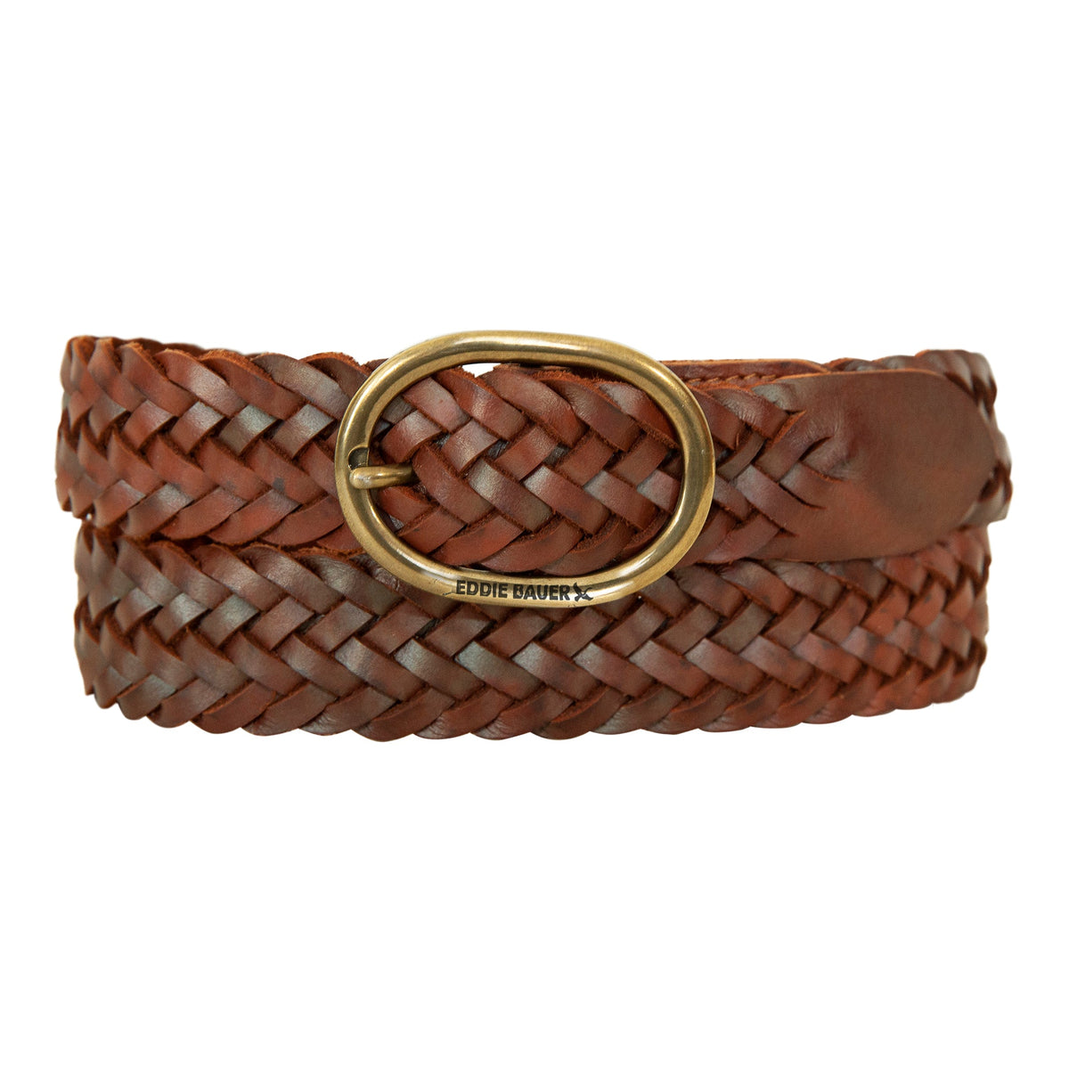 Eddie Bauer Women's Center Bar Woven Leather Belt alternate view 5