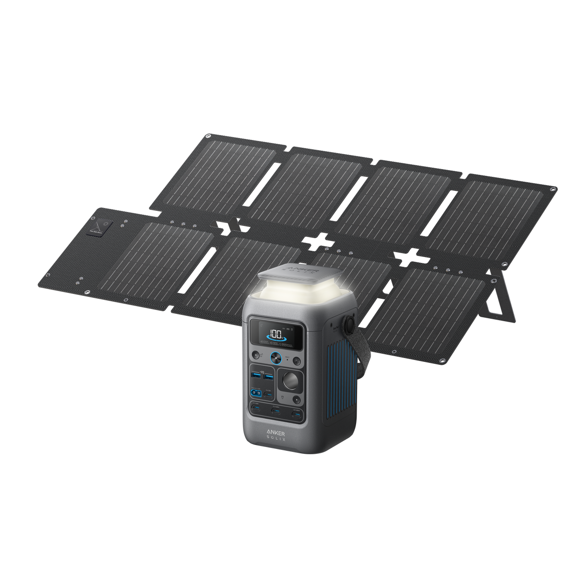 Anker SOLIX C300 DC Portable Power Station - 288Wh | 300W 60W Solar Panel