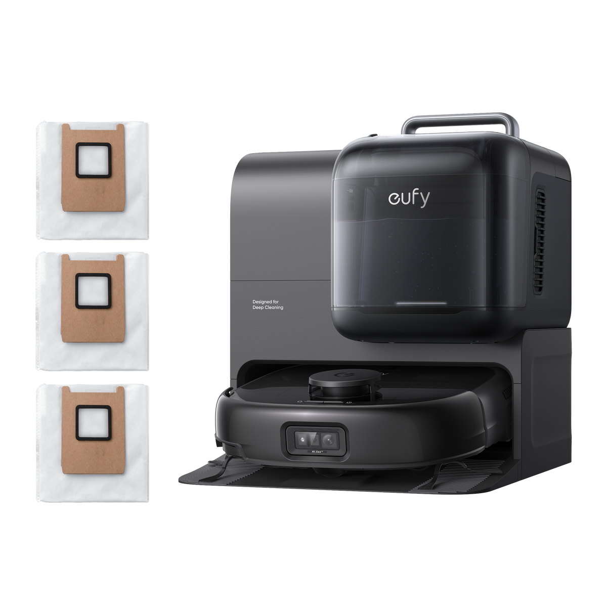 eufy Robot Vacuum Omni E28 + Dust Bag Black