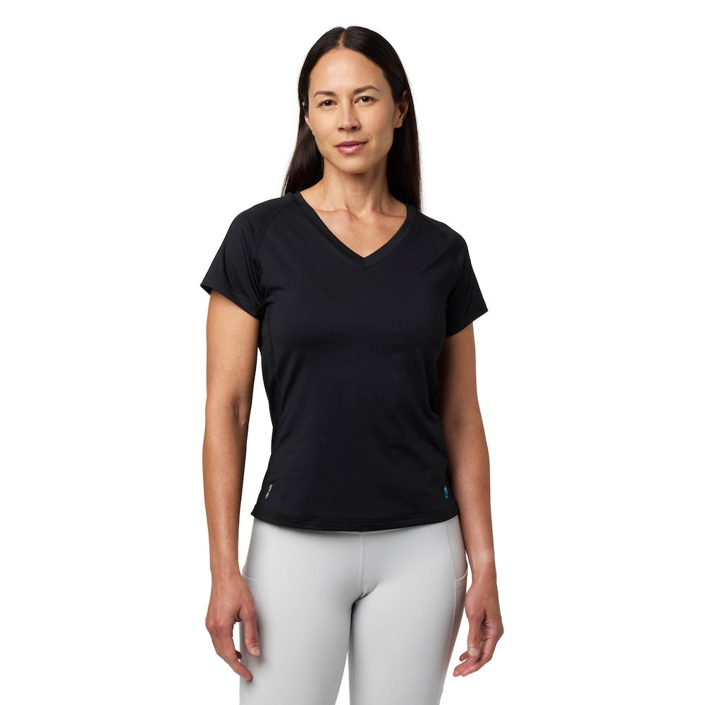 Women's Cooling V-Neck Shirt - Black by Fieldsheer