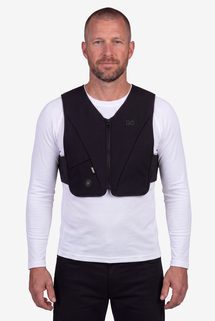 Thawdaddy Base Layer Vest 2.0 Unisex - Black by Fieldsheer