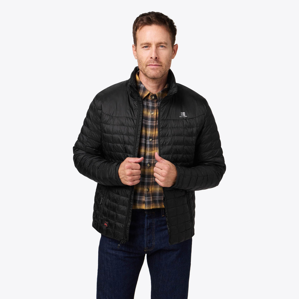 Backcountry Heated Jacket Men's - Black by Fieldsheer