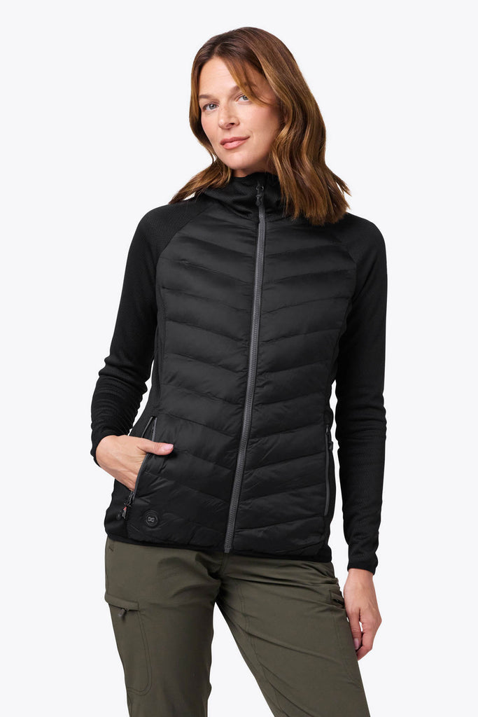 Ventani Hybrid Heated Jacket Women's - Black by Fieldsheer