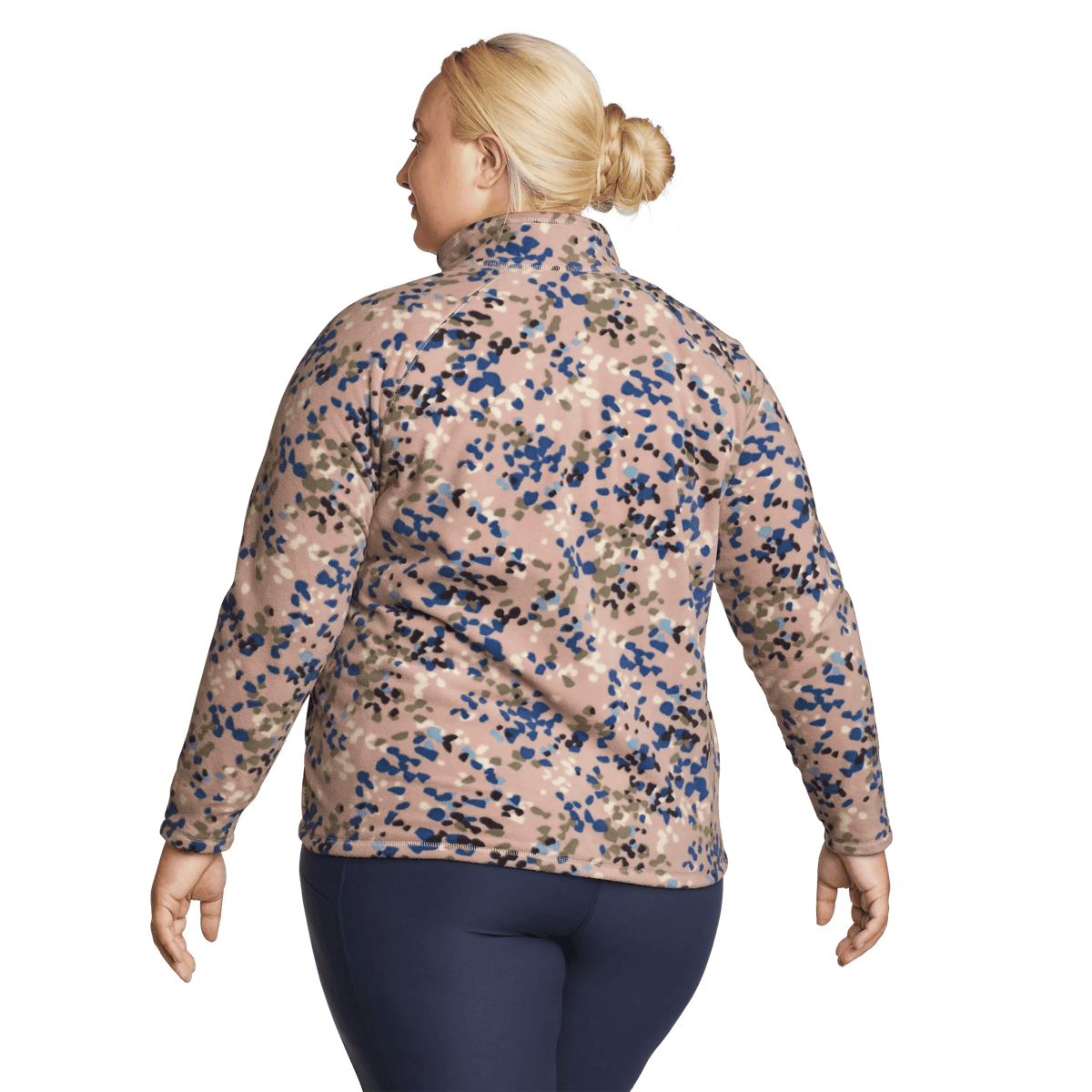 Eddie Bauer Women's Quest Fleece 1/4-Zip Pullover - Printed alternate view 5