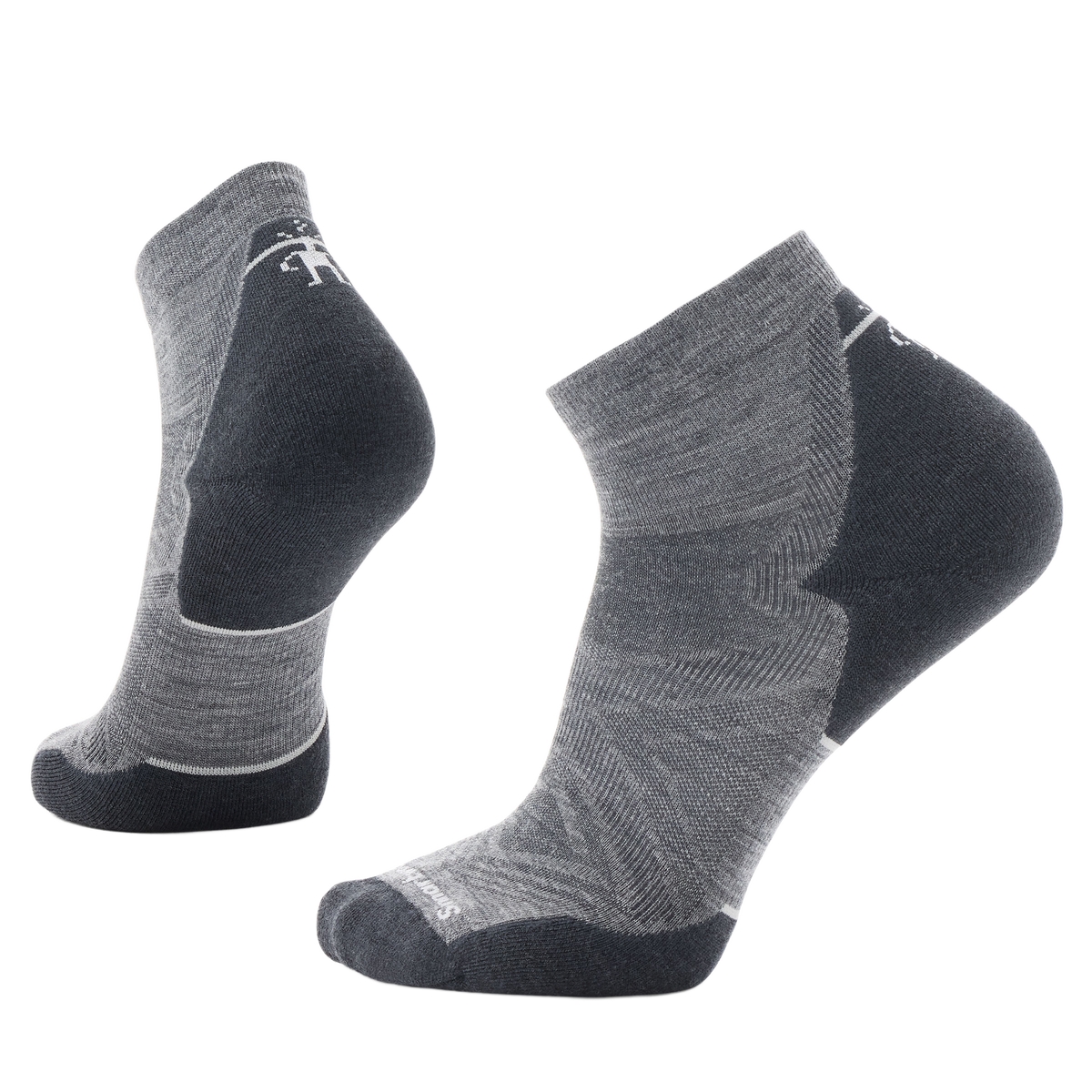 Altra Run Targeted Cushion Ankle Socks - Medium Gray