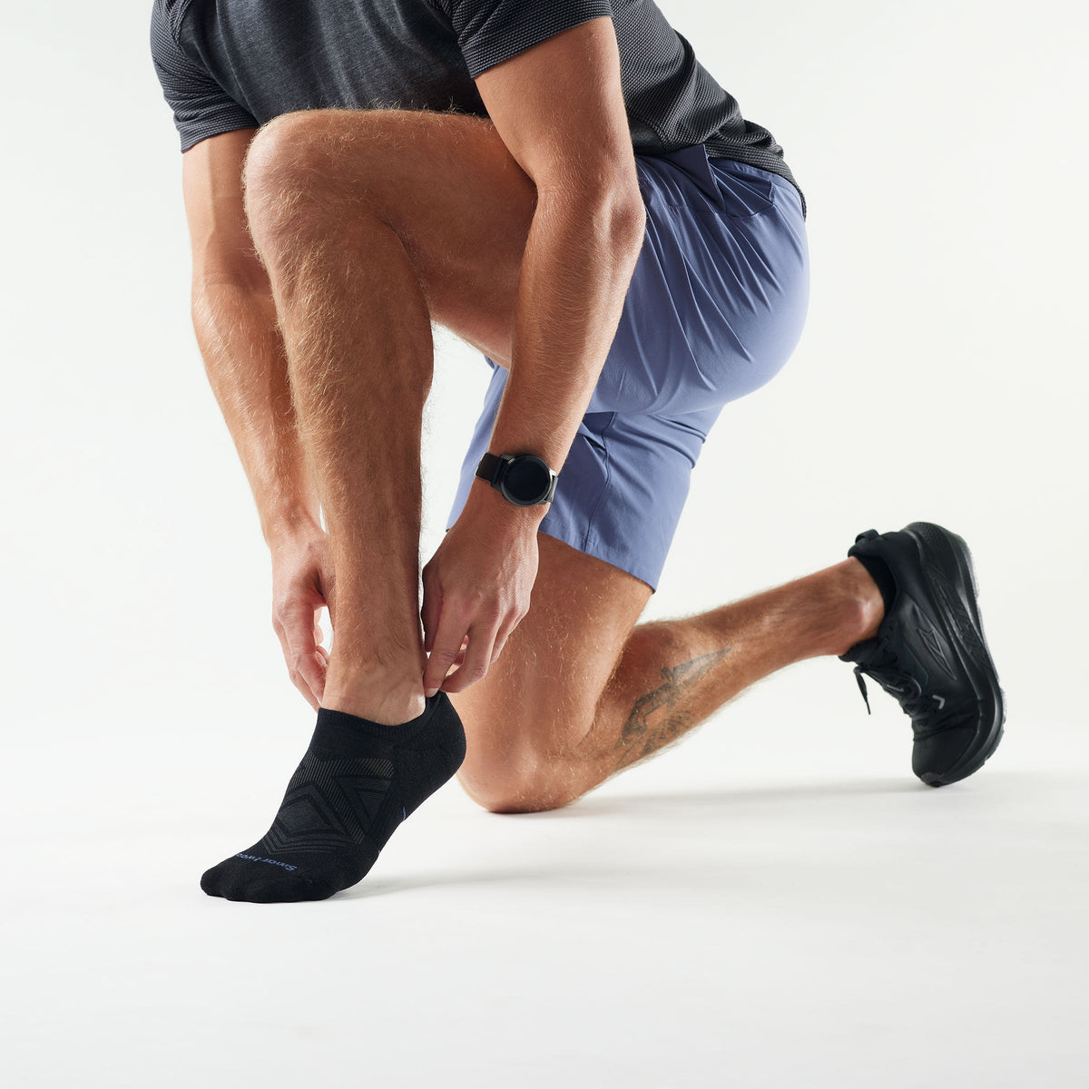 Altra Run Targeted Cushion No Show Socks - Black - image 2