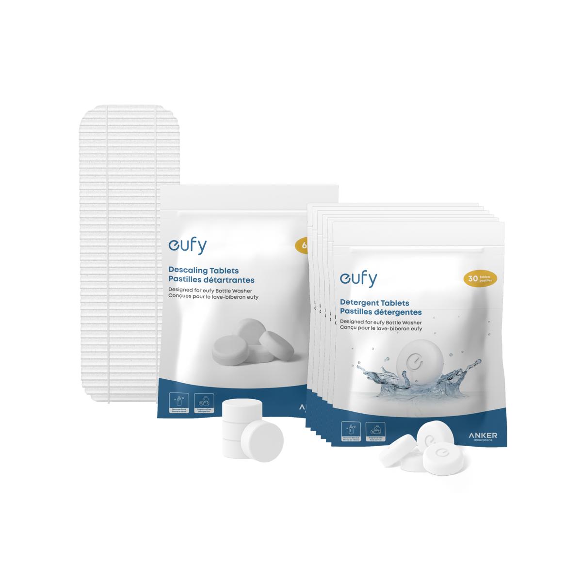 6‑Month Cleaning Kit for eufy Baby Bottle Washer 1 Kit