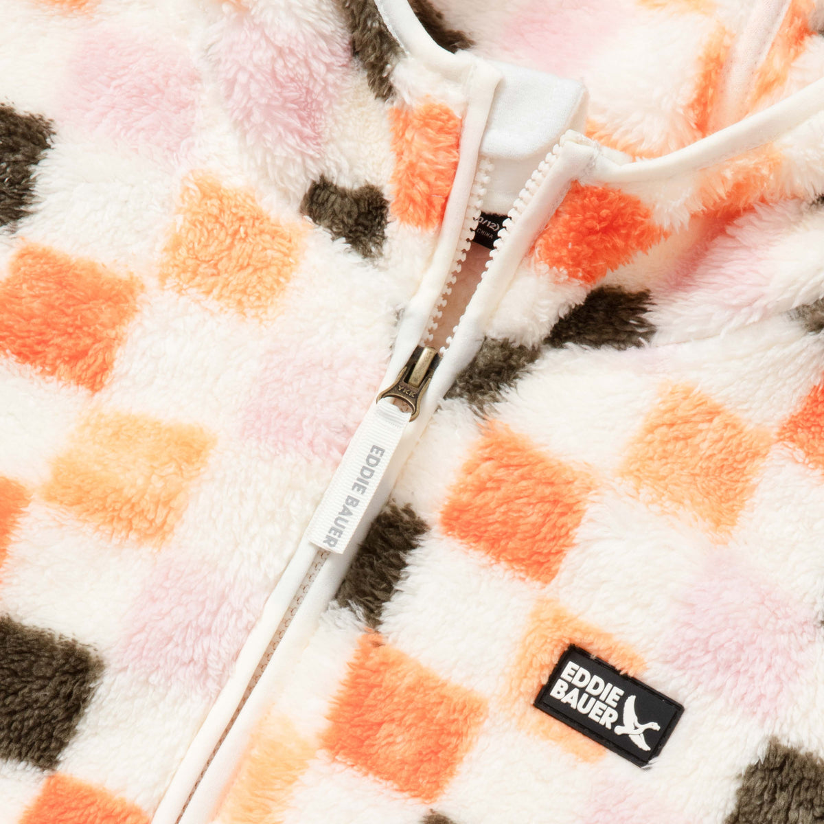 Eddie Bauer Kids Quest Fleece Plush Hooded Jacket - Print alternate view 5