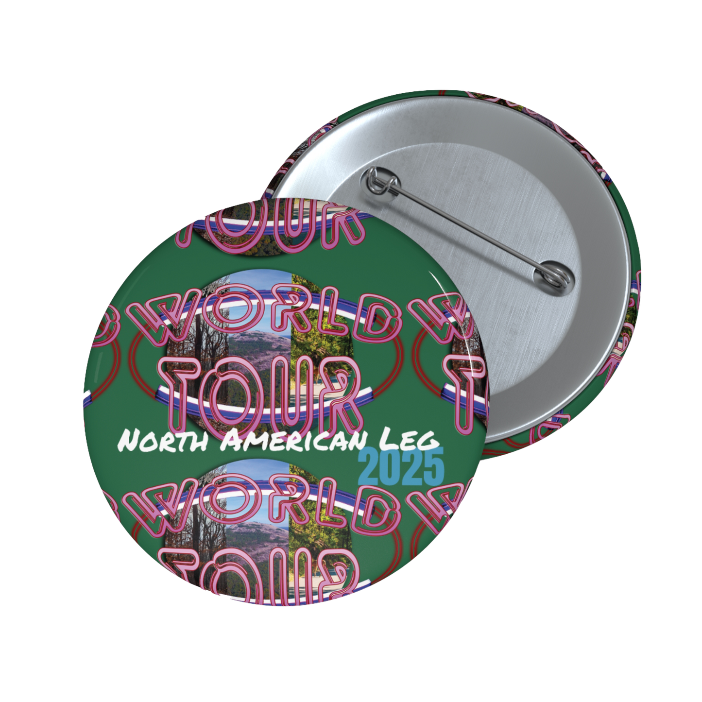 We Out World Tour: 2025 North American Leg Pin Buttons