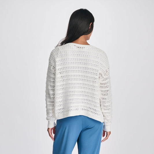 Eddie Bauer Women's Open Stitch Cardigan alternate view 1