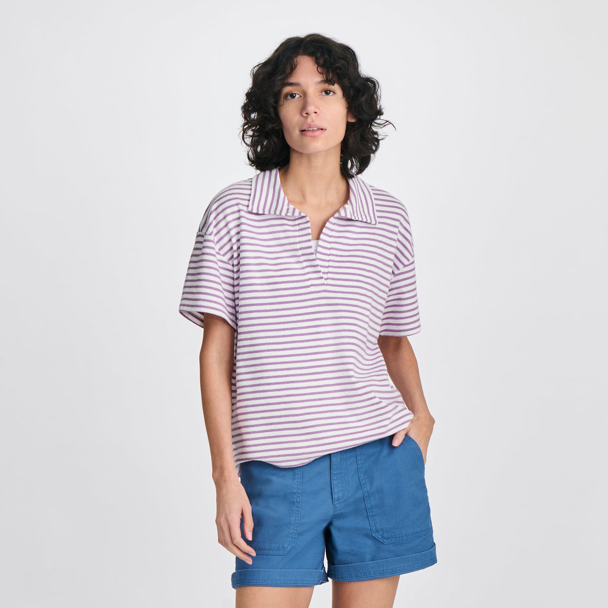 Eddie Bauer Women's Northport Textured Short Sleeve T-Shirt alternate view 5