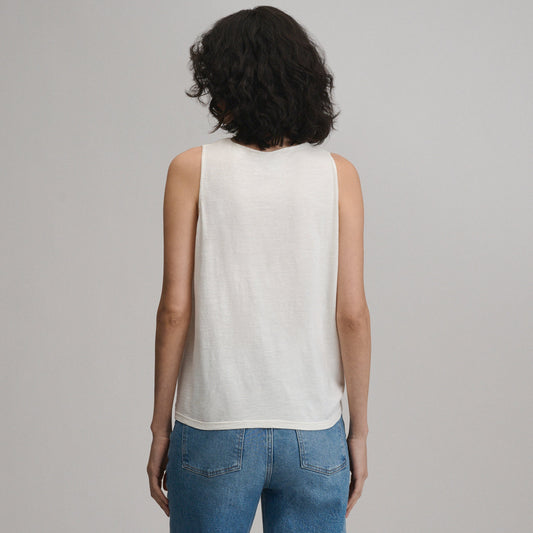 Eddie Bauer Women's Sunwashed Cotton Tie Front Tank alternate view 1