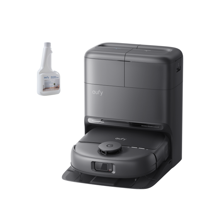 eufy Robot Vacuum Omni C28 + Cleaning solution Black