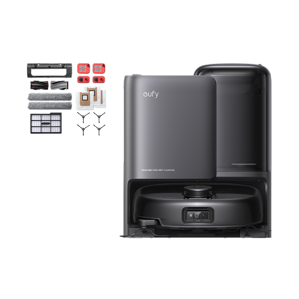 eufy Robot Vacuum Omni E25 + Accessories Package Black