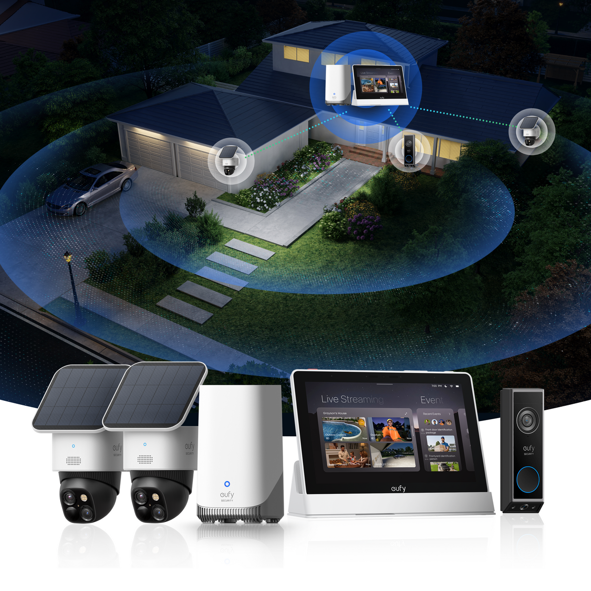 eufy LocalSecure System (Premium Solution with Video Doorbell) White