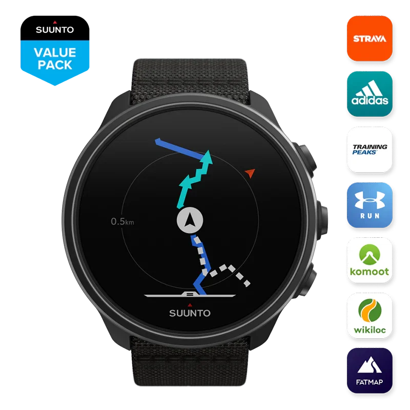 Suunto 9 Baro Charcoal Black Titanium