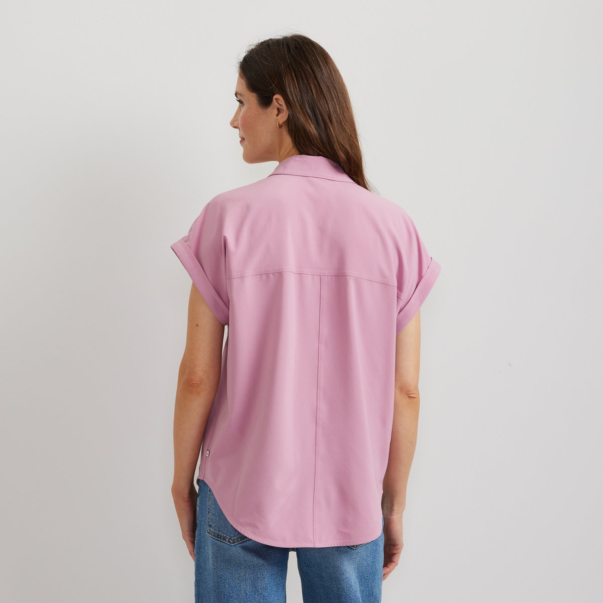 Eddie Bauer Women's Departure Short-Sleeve Button-Down Shirt alternate view 3